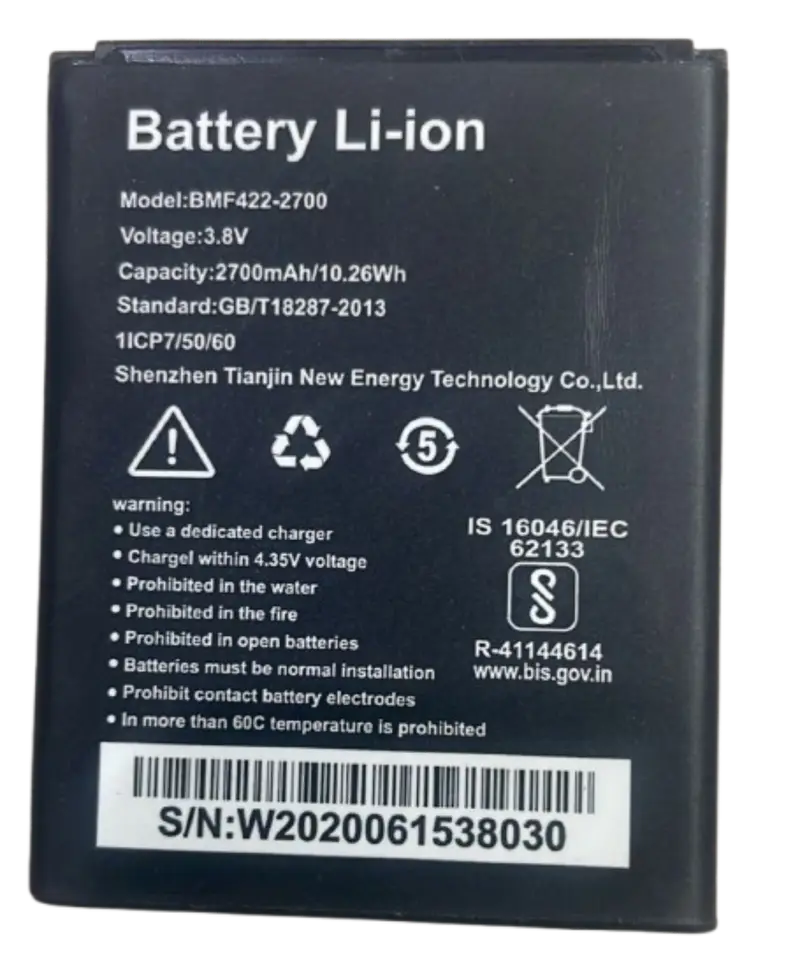 Original Router Dongle Battery For AIRTEL / BINATONE LTE Hotspot 4g Wifi Hotspot BMF-422