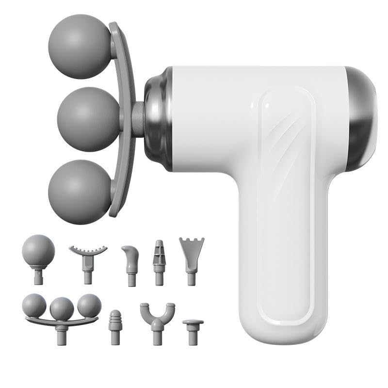 Massage Gun | Massage Machine for Body Pain | 9 Adjustable Heads for Deep Tissue, Muscle Relief for Back, Shoulder & Foot