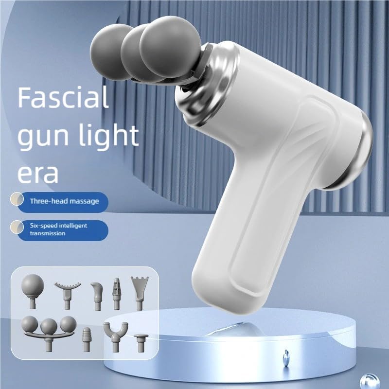 Massage Gun | Massage Machine for Body Pain | 9 Adjustable Heads for Deep Tissue, Muscle Relief for Back, Shoulder & Foot