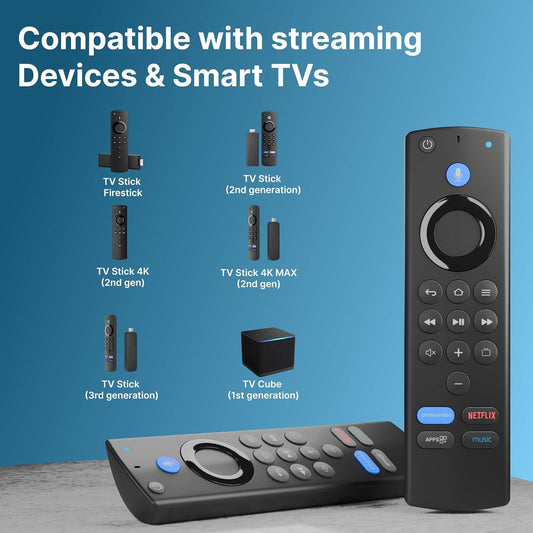 Original Replacement Voice Remote Control for FlRE TV Stick and for AMAZON FlRE TV Stick, Black