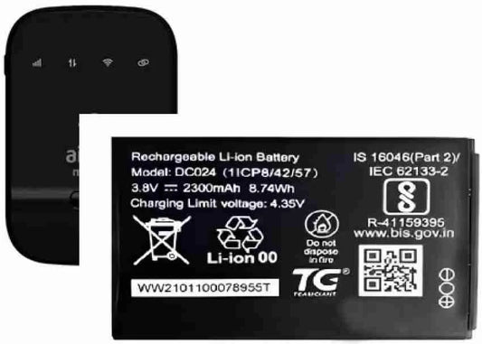 Original Battery for Airtel 4G Hotspot AMF-311WW WiFi Router DC024- 6 months warranty