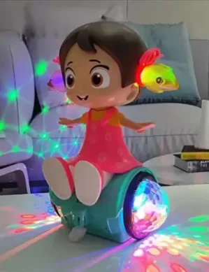UGSTORE Wonderful Dancing Doll 360° Rotating Princess Doll Toy Musical & 3D Lighting Electric Flashing  (Multicolor)