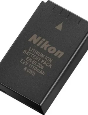 Nikon EN-EL20a Rechargeable Lithium-Ion Battery Pack 7.2V, 1110mAh