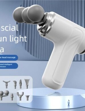 UGSTORE Massager Gun for Body Pain Relief, 9 Adjustable Head Mini Massage Gun for Deep Tissue, Muscle & Body Pain Relief, Shoulder, Back, Foot