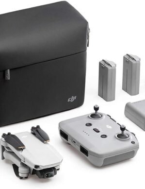 DJI Mavic Mini 2 Fly More Combo – Ultralight Foldable Drone, 3-Axis Gimbal with 4K Camera, 12MP Photos, 31 Mins Flight Time, OcuSync 2.0 10km HD Video Transmission, QuickShots, Gray
