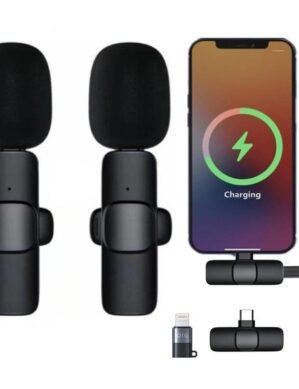 K9 Microphones Micro Phone Portable Professionnel Mikrafon Mike Micro Bluetooths Rode Mic for Mobile Phone for YouTube tiktok (K9 Wireless Mic)
