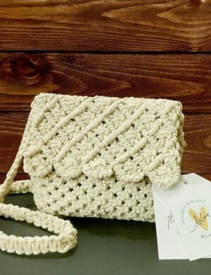 Cordrait_akku Macrame Premium Cotton Handmade Handbag Boho Style
