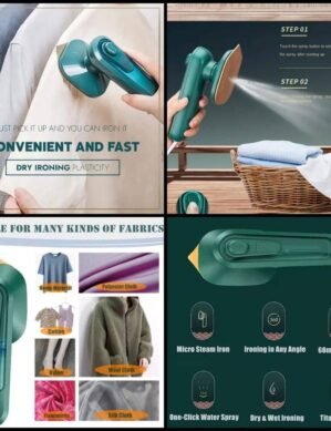 UGSTORE Garment Steamer Mini Iron For Clothes Laundry Handheld Travel Portable