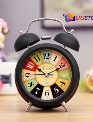 UGSTORE Super Loud Alarm Clock for desk bedroom - 1 battery free