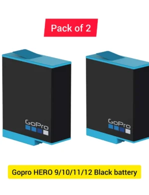 Original Battery for Gopro HERO 11 Black Rechargeable Battery 2 Pack Combo- 6 Months Warranty