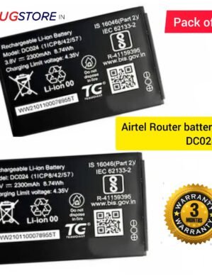 Original Router Battery DC024 for Airtel 4G Hotspot AMF-311WW WiFi Router/ 2300mAh- pack of 2 combo offer