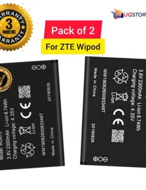 Original WD670 Battery for ZTE Jiofi 2 m2 Reliance Router WIPOD Hotspot 4G LTE 850 1800 Airtel ZTE4G Hotspot (2300mAh) - Pack of 2
