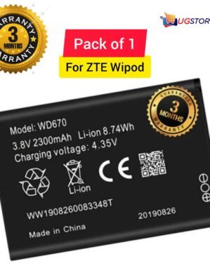 Original WD670 Battery for ZTE Jiofi 2 m2 Reliance Router WIPOD Hotspot 4G LTE 850 1800 Airtel ZTE4G Hotspot (2300mAh)