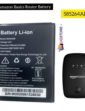 Original battery for AMAZon Basics 4G LTE WiFi Dongle Router Hotspot Model 585264AR, 2100mAh Battery
