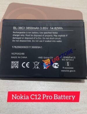 Original Battery For Nokia C12 Pro BL-38CI 4000mAh- 6months warranty