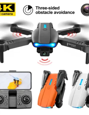 Drone Wide Angle Quadcopter E99 pro WIFI FPV HD Camera 5G Photography Hight Hold Mode Foldable Arm Mini RC CHILD Toy Gift - Random colors available