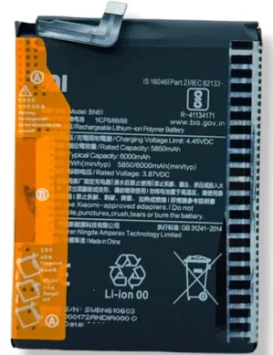 Original Battery for Poco X3 BN61 6000mAh- 6months warranty