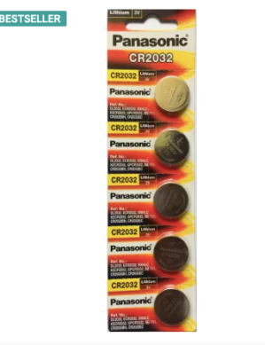 Panasonic Original Cr 2032 Battery - Pack of 5
