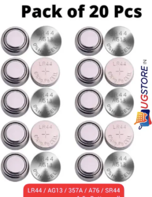 UGSTORE LR44 / AG13 / 357A / A76 / SR44 1.5v Button Cell - Pack Of 20 Battery (Pack of 20)