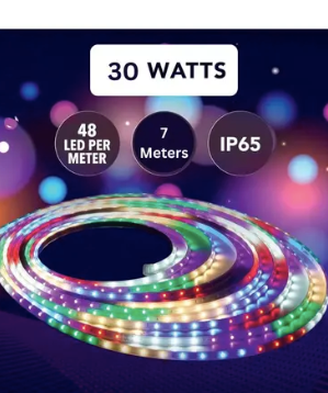 UGSTORE 7 Meter Multicolor LED Rope Light with Adapter | Waterproof Strip led Light for Decoration
