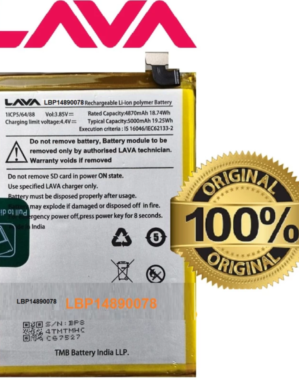 Original Battery For Lava Blaze Pro 5G Mobile (LBP148090078) 5000mAh- 6months warranty