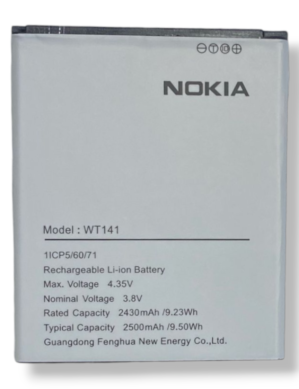 Original WT141 Battery for Nokia 3.8V C1 2nd Edition TA-1380 Battery with 6 Month Warranty