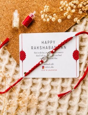 ♾️ Handmade Macramé Infinity classic Rakhi ♾️