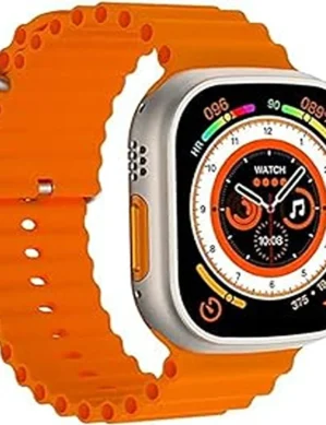 UGSTORE T800 Ultra Smartwatch with calling Bluetooth - Orange strap