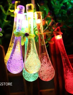 UGSTORE Water Drop LED Festival Light Bubble Waterdrop Shape 20 LED Diwali / Christmas / Festival / Occassion Decoration