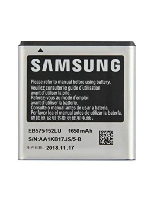 Samsung Galaxy Ace Duos SCH-i589 Battery original {Model:EB575152LU) 1650mAh 3.8v with 6 months warranty